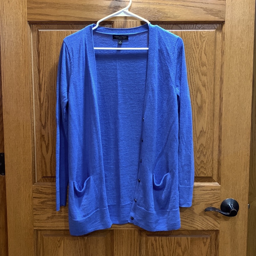 Banana republic, merino wool cardigan sweater
